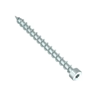 HECO-TOPIX-plus, tête cylindrique, T-Drive, filet total, zingué blanc, A3K - Réf. 61932