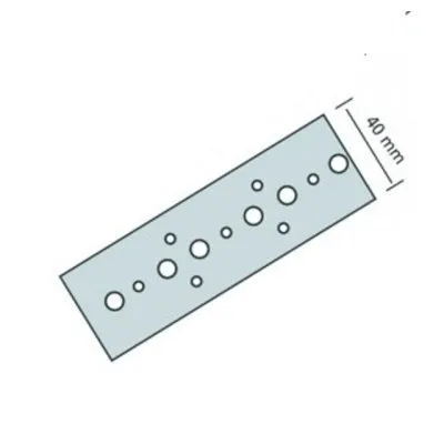 Feuillard perforé FP - Réf. FP40/2/10