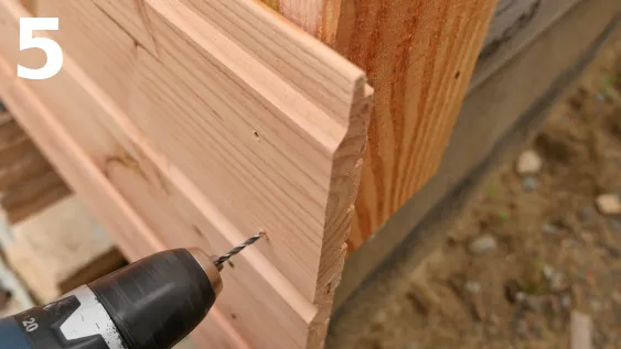 Réalisation des pré-trous