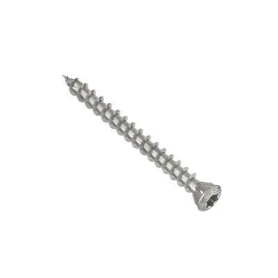 HECO-TOPIX-plus A2, vis pour planchers, tête fraisée bombée avec nervures de fraisage, T-Drive, filet total variable, brut, revêtement lubrifié - Réf. 61644