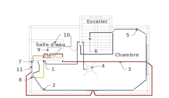 Schéma électrique d’une maisonnette