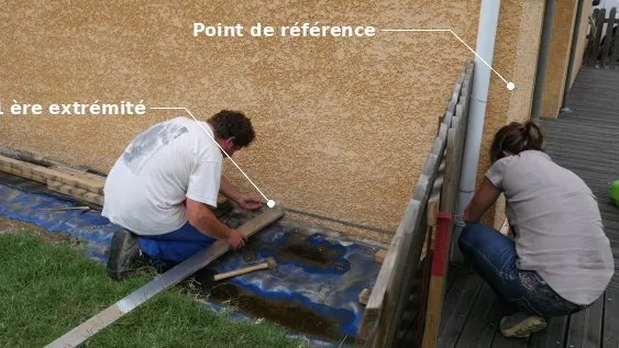 Pose 1<sup>er</sup> piquet