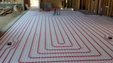 Chauffage électrique à rayonnement au plancher