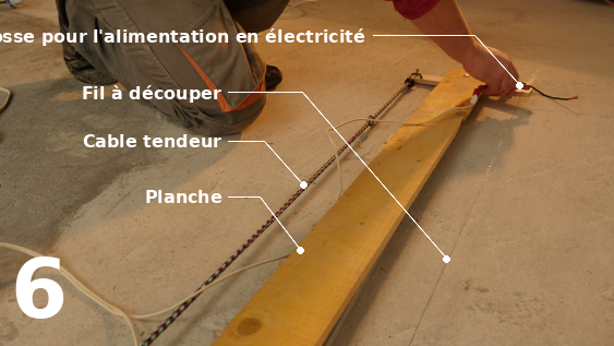 Fabrication d’un fil à découper