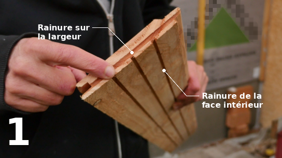 Composition d’une planche de bardage