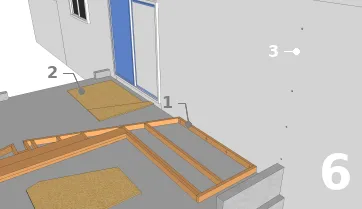 Assembler les ossatures du mur et les contreventements