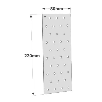 Plaques Perforées - Réf. NP20/80/220