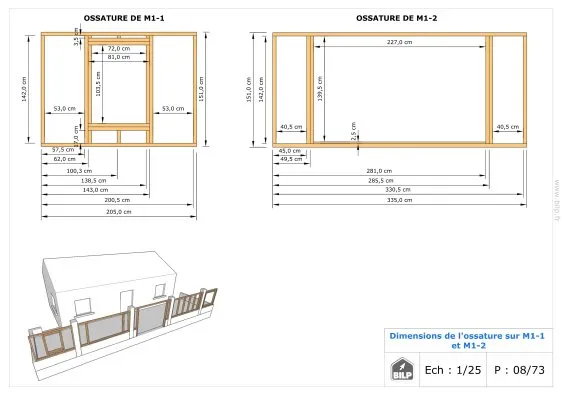 Extrait de plan PATRICIA