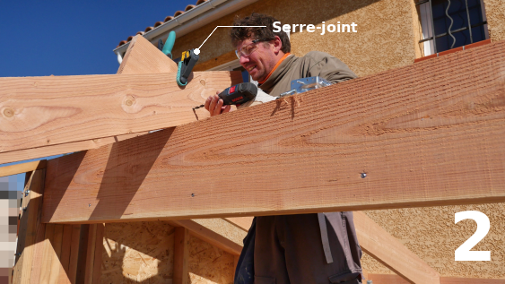 Perçage de l’emplacement des boulons