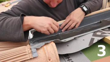 Installation des raccords latéraux