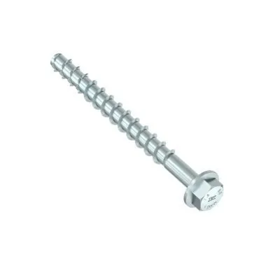 Vis HECO MULTI-MONTI-PLUS SS - tête hexagonale avec embase - zingué blanc - D7.5 x L70 - Réf. 48395