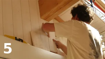 Pose de la lame avec l’encoche