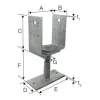 Vis pour lames de terrasse bois, tête bombée, inox A4, D5 L50 - Réf. 49169