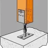 Vis pour lames de terrasse bois, tête bombée, inox A4, D5 L50 - Réf. 49169
