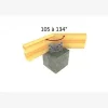 &#201;querre r&#233;glable pour terrasse bois - Fixation poutre bois de hauteur 125 &#224; 200mm - R&#233;f. ABF120