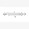 Vis BOIS structurelle (ossature bois, charpente, renforcement...) - Réf. ESCRFT10.0X450