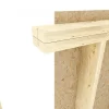 Vis BOIS structurelle - tête fraisée - filetage partiel - Réf. ESCRC8.0X400