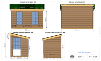 Plan de clouage/vissage sur poteau